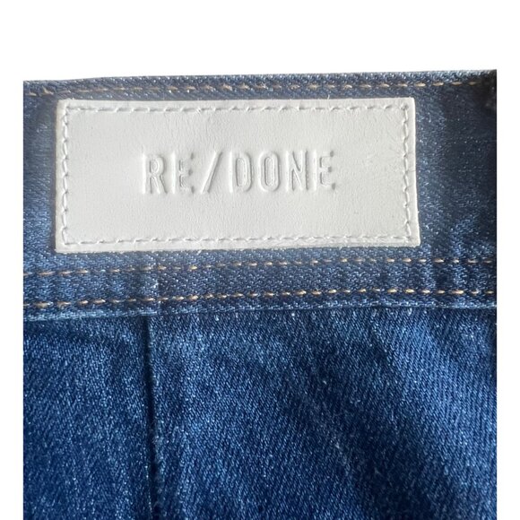 Re/Done High-Rise True Rinse Utility Loose Jeans Blue Denim Size 26 - Picture 16 of 16